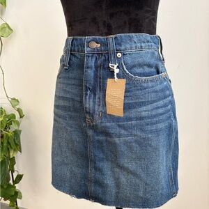 NWT Madewell Perfect Vintage Denim Mini Skirt